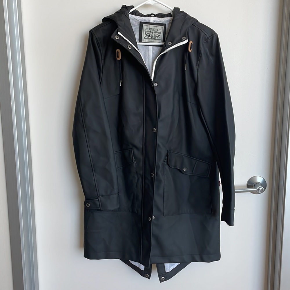 Levi’s Fishtail Hooded Rain Parka - Standard Size S